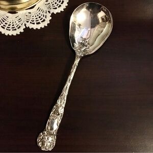 Vintage Silver Plated Serving Spoon